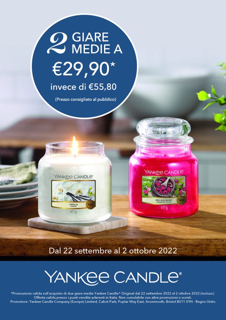 Offerta speciale Giare Medie Yankee Candle
